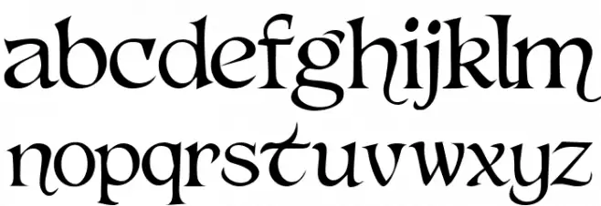 Citadel of Blackrose फ़ॉन्ट लोअरकेस