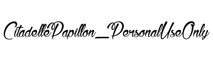 Citadelle Papillon_PersonalUseOnly  لخطوط تنزيل