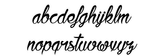 Citadelle Papillon_PersonalUseOnly Font LOWERCASE