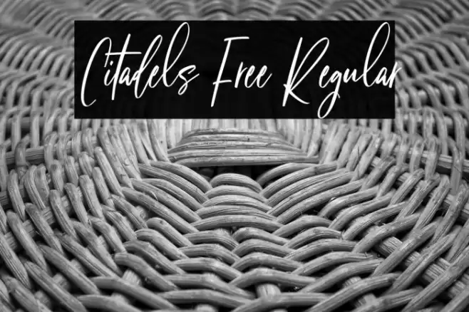 Citadels Free Regular Font examples