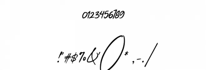 CitanyaScriptdemo-Regular Font OTHER CHARS