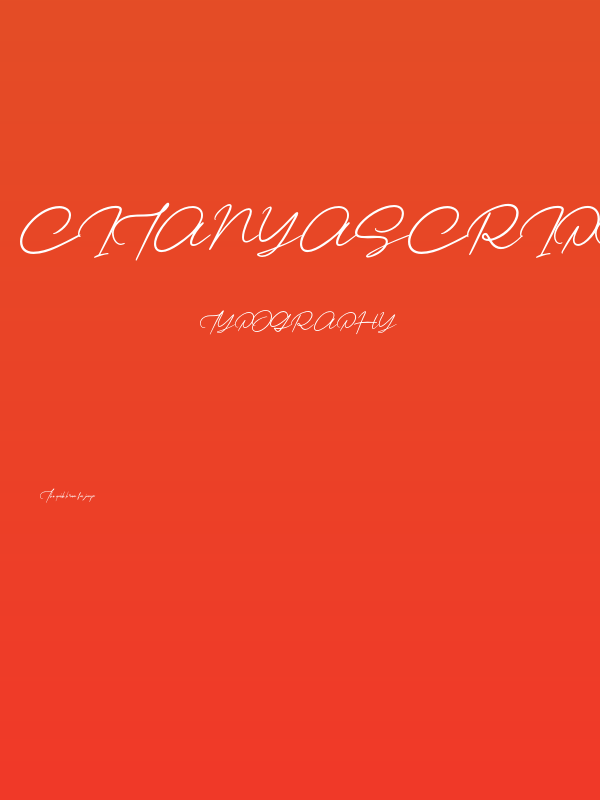 CitanyaScriptdemo-Regular Poster