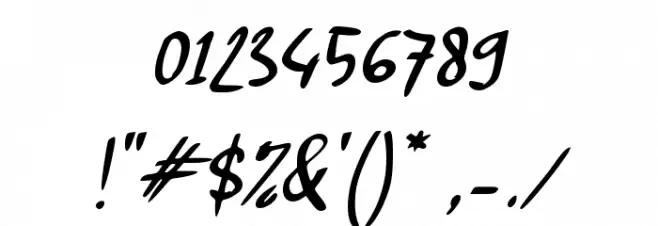 Citarasa Font OTHER CHARS