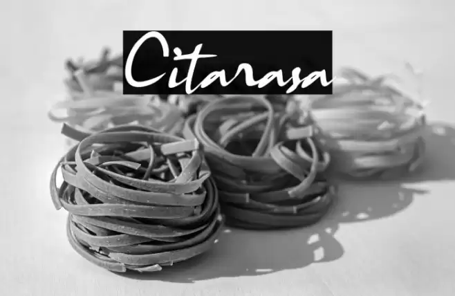 Citarasa Font examples