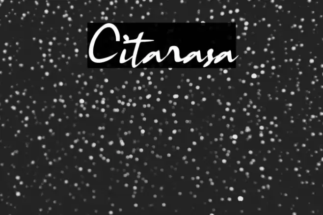 Citarasa Font examples