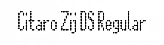 Citaro Zij DS Regular  Frei Schriftart Herunterladen