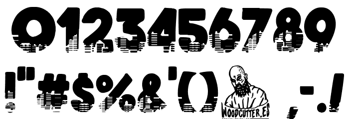 Cities at Night Font OTHER CHARS
