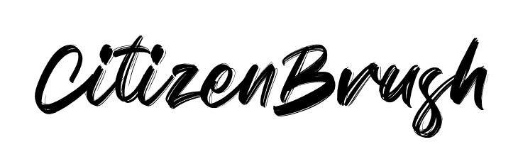 Citizen Brush  免费字体下载