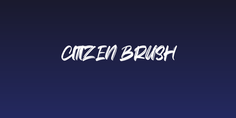 Citizen Brush Social Header