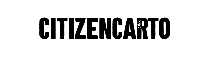 Citizen Carto  font caratteri gratis