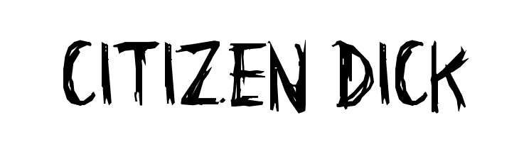 Citizen Dick Font 