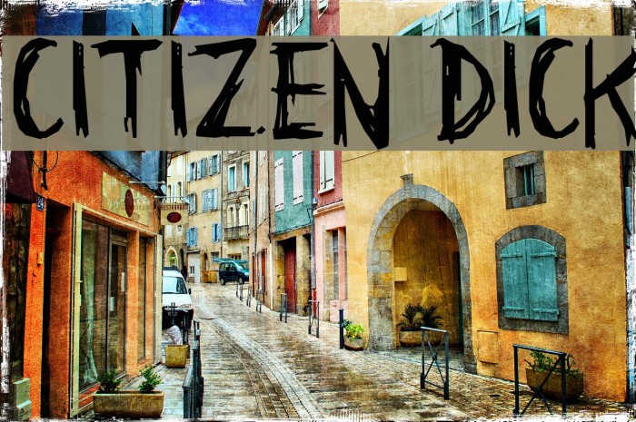 Citizen Dick Font examples