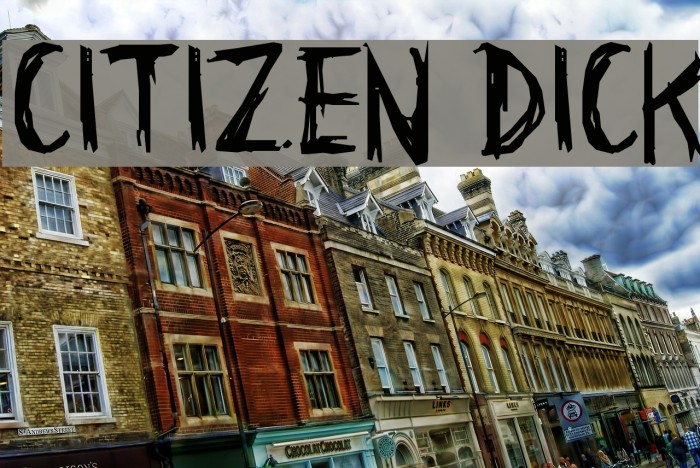 Citizen Dick Font examples