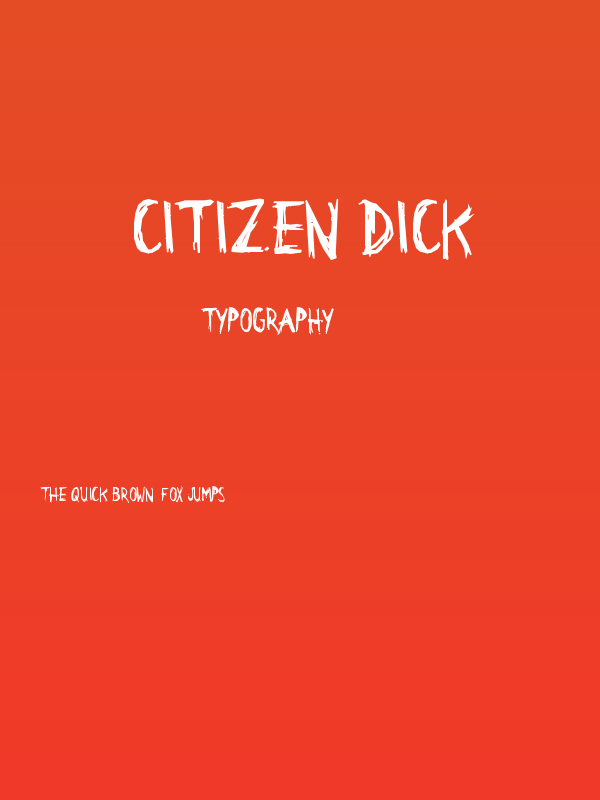Citizen Dick Poster