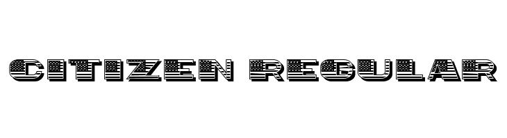 Citizen Regular  免费字体下载
