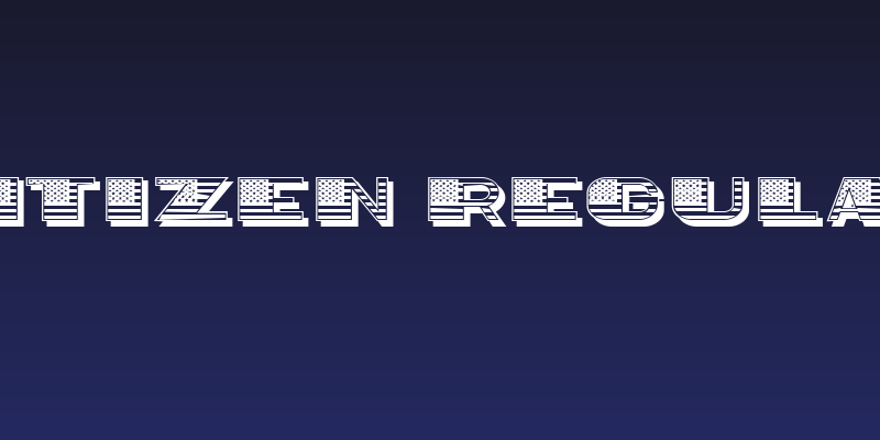 Citizen Regular Social Header