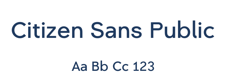 Citizen Sans Public Font Preview