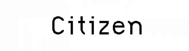 Citizen  Frei Schriftart Herunterladen