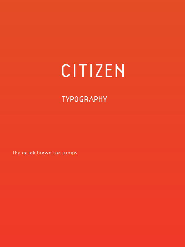Citizen Poster