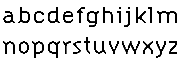 Citizen Schriftart Kleinbuchstaben