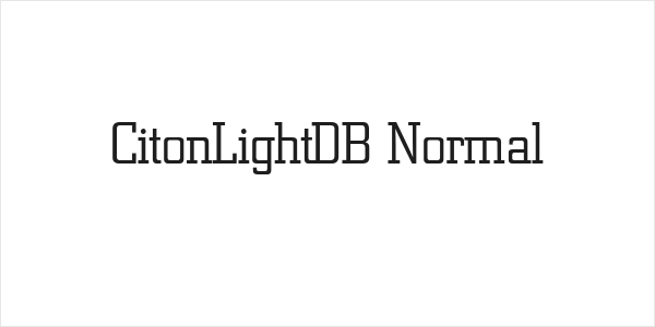 CitonLightDB Normal Logo