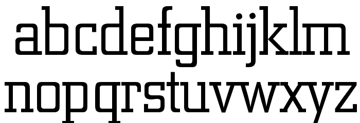 CitonLightDB Normal Font LOWERCASE