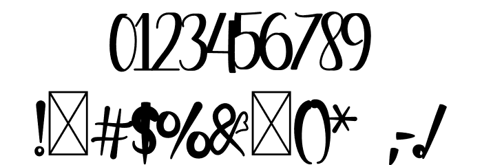 Citra Font OTHER CHARS