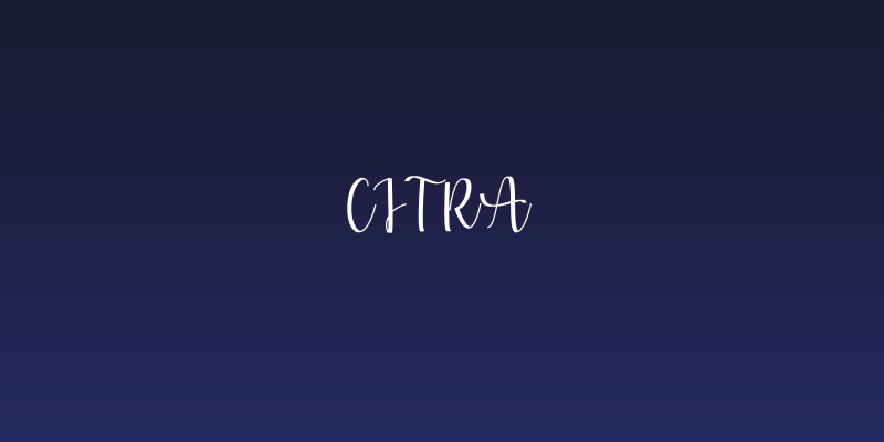 Citra Social Header