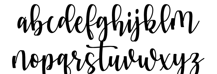 Citra Font LOWERCASE