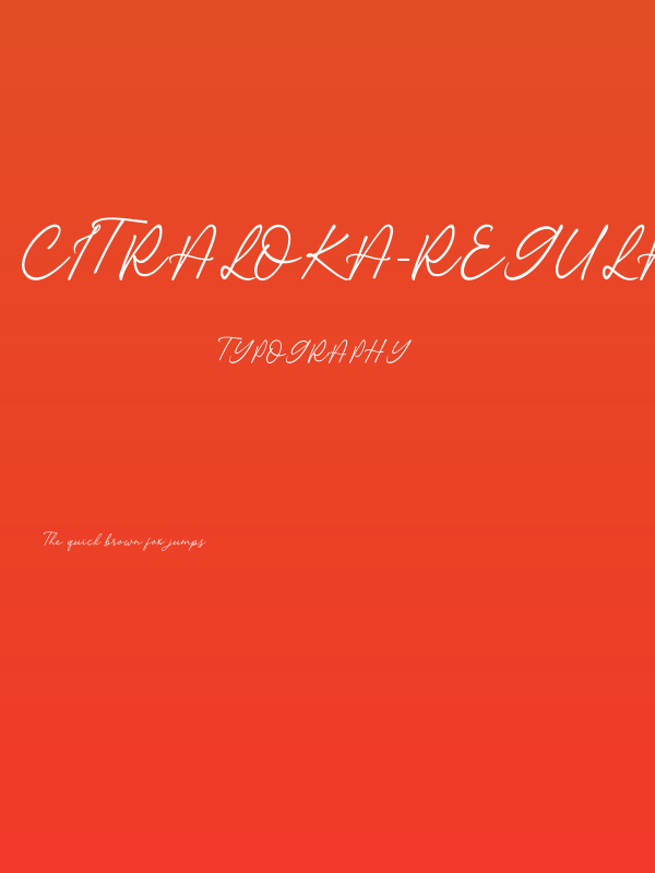 Citraloka-Regular Poster