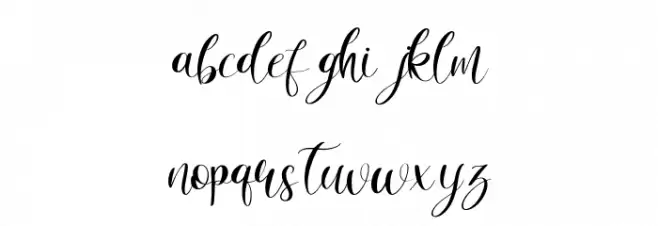 Citralyana Font LOWERCASE