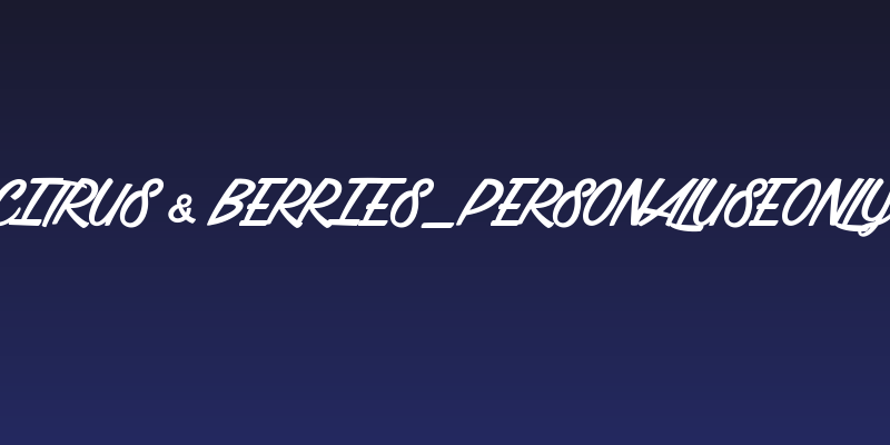 Citrus & Berries_PersonalUseOnly Social Header