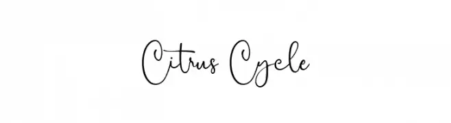 Citrus Cycle  font caratteri gratis