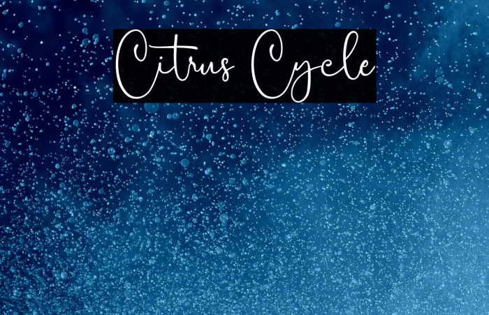 Citrus Cycle Example 1