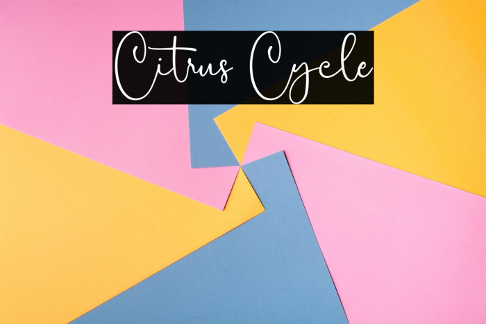 Citrus Cycle Example 2
