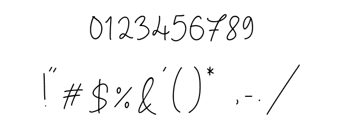 Citruslime Font OTHER CHARS