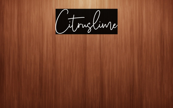 Citruslime Example 2