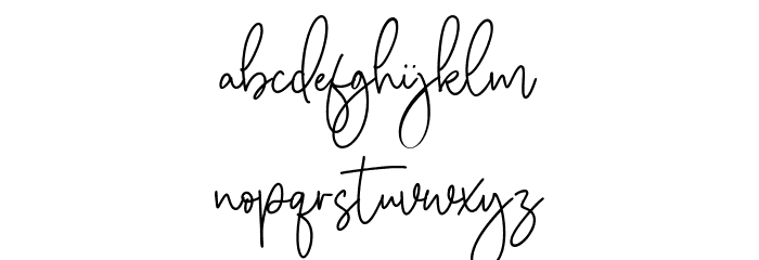 Citruslime Font LOWERCASE