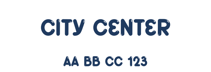 City Center Font Preview