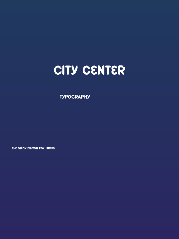 City Center Poster