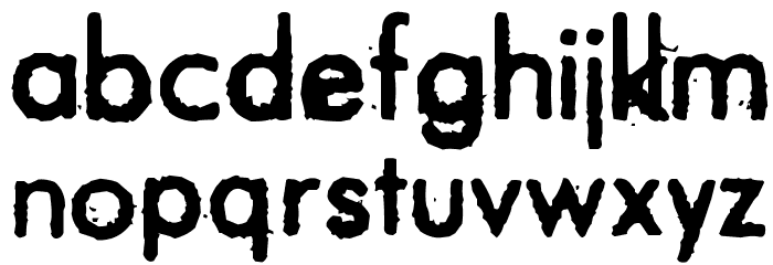 City Contrasts Font LOWERCASE