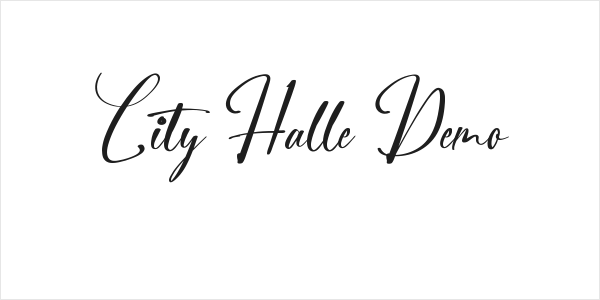 City Halle Demo Logo