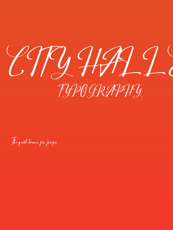 City Halle Demo Poster