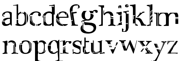 City Life Font LOWERCASE