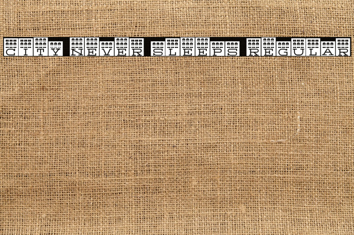 City Never Sleeps Regular Example 1