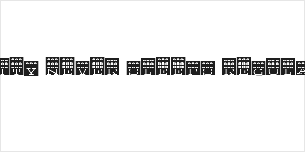 City Never Sleeps Regular Logo