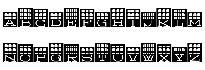 City Never Sleeps Regular Font LOWERCASE