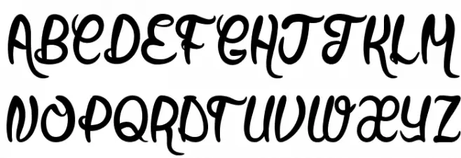 City Of Angel Font UPPERCASE