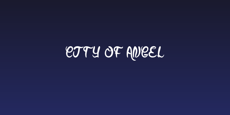 City Of Angel Social Header