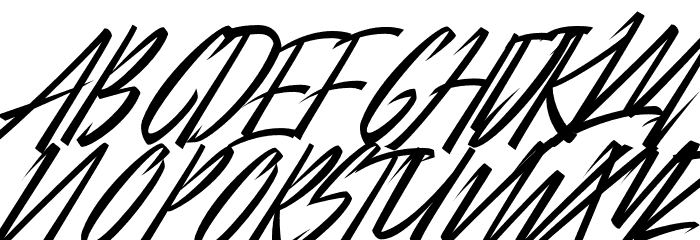 City Of Panonama Italic फ़ॉन्ट अपरकेस